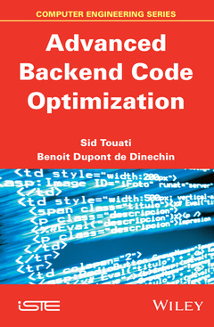 Couverture de l’ouvrage Advanced Backend Code Optimization