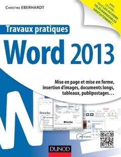 Couverture de l’ouvrage Travaux pratiques - Word 2013