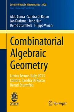 Couverture de l’ouvrage Combinatorial Algebraic Geometry