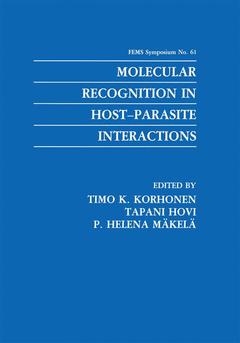 Couverture de l’ouvrage Molecular Recognition in Host-Parasite Interactions