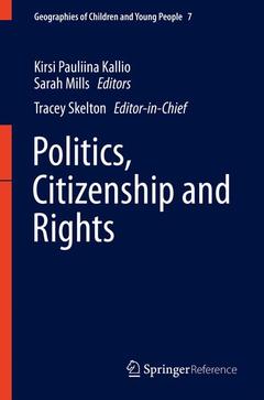 Couverture de l’ouvrage Politics, Citizenship and Rights