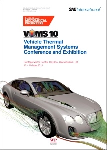 Couverture de l’ouvrage Vehicle thermal Management Systems Conference and Exhibition (VTMS10)