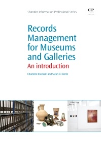 Couverture de l’ouvrage Records Management for Museums and Galleries