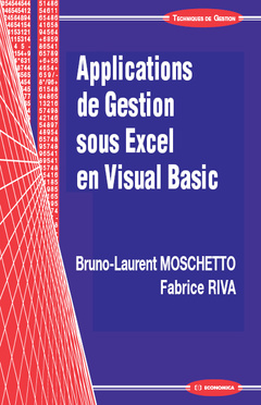 Couverture de l’ouvrage Applications de gestion sous Excel en Visual Basic