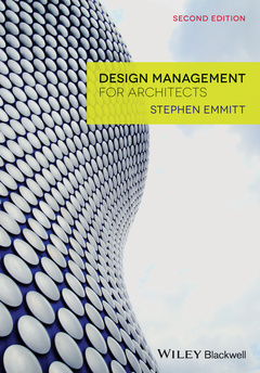 Couverture de l’ouvrage Design Management for Architects