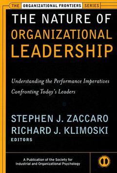 Couverture de l’ouvrage The Nature of Organizational Leadership