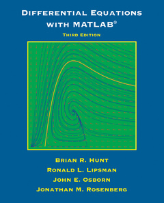 Couverture de l’ouvrage Differential Equations with Matlab