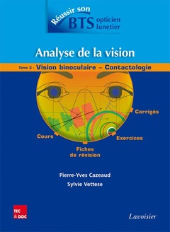 Couverture de l’ouvrage Analyse de la vision - Tome 2