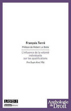 Cover of the book l'influence de la volonté individuelle sur les qualifications