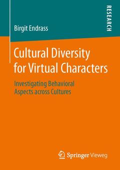 Cover of the book Cultural Diversity for Virtual Characters