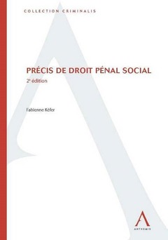 Couverture de l’ouvrage PRÉCIS DE DROIT PÉNAL SOCIAL - 2ÈME ÉDITION