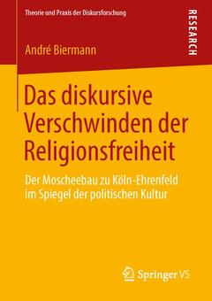 Cover of the book Das diskursive Verschwinden der Religionsfreiheit