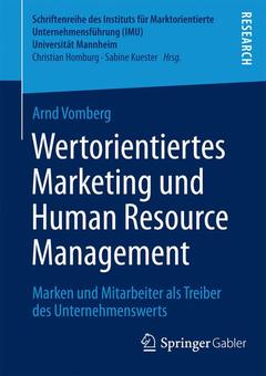 Couverture de l’ouvrage Wertorientiertes Marketing und Human Resource Management