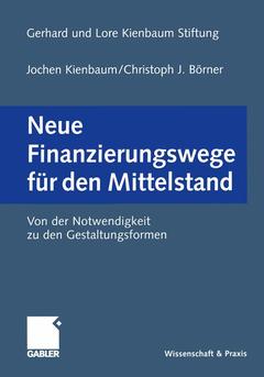 Couverture de l’ouvrage Neue Finanzierungswege für den Mittelstand