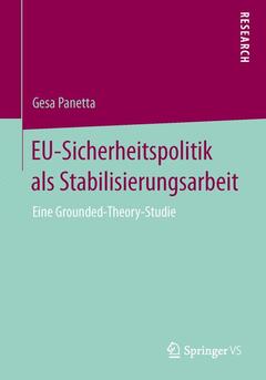 Couverture de l’ouvrage EU-Sicherheitspolitik als Stabilisierungsarbeit