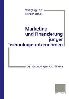 Couverture de l’ouvrage Marketing und Finanzierung junger Technologieunternehmen