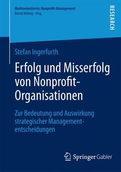 Couverture de l’ouvrage Erfolg und Misserfolg von Nonprofit-Organisationen
