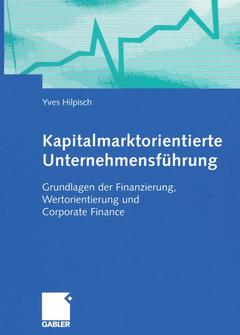 Couverture de l’ouvrage Kapitalmarktorientierte Unternehmensführung