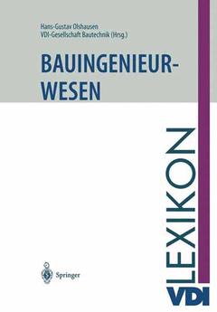Couverture de l’ouvrage VDI-Lexikon Bauingenieurwesen