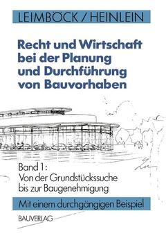 Couverture de l’ouvrage Recht und Wirtschaft bei der Planung und Durchführung von Bauvorhaben
