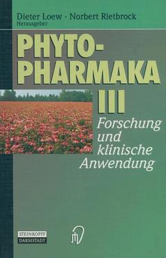 Couverture de l’ouvrage Phytopharmaka III