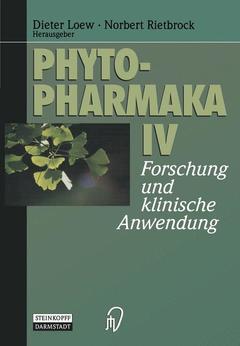 Couverture de l’ouvrage Phytopharmaka IV