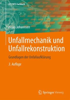 Couverture de l’ouvrage Unfallmechanik und Unfallrekonstruktion