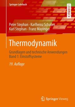 Couverture de l’ouvrage Thermodynamik