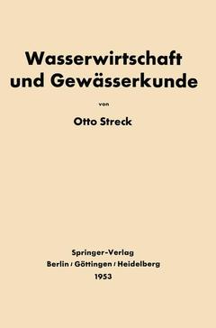 Couverture de l’ouvrage Grundlagen der Wasserwirtschaft und Gewässerkunde
