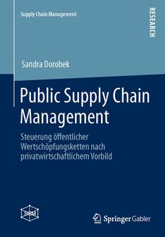 Couverture de l’ouvrage Public Supply Chain Management
