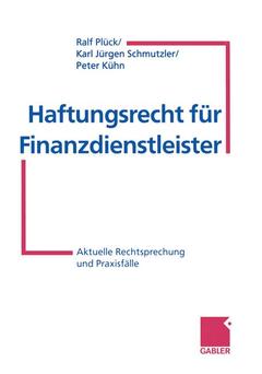 Couverture de l’ouvrage Haftungsrecht für Finanzdienstleister
