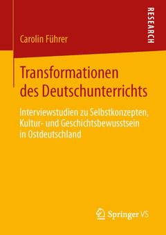 Couverture de l’ouvrage Transformationen des Deutschunterrichts