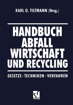 Cover of the book Handbuch Abfall Wirtschaft und Recycling