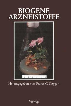 Cover of the book Biogene Arzneistoffe