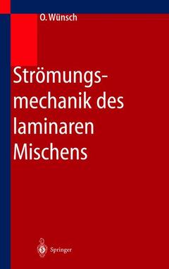 Cover of the book Strömungsmechanik des laminaren Mischens
