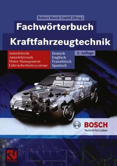 Cover of the book Fachwörterbuch Kraftfahrzeugtechnik