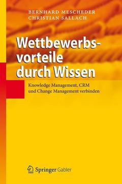 Cover of the book Wettbewerbsvorteile durch Wissen