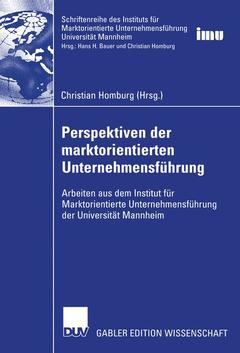 Cover of the book Perspektiven der marktorientierten Unternehmensführung