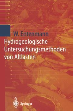 Couverture de l’ouvrage Hydrogeologische Untersuchungsmethoden von Altlasten