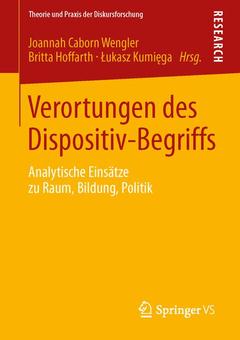 Cover of the book Verortungen des Dispositiv-Begriffs