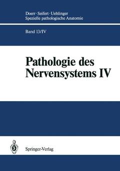 Couverture de l’ouvrage Pathologie des Nervensystems IV