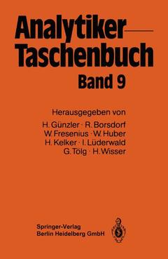 Couverture de l’ouvrage Analytiker-Taschenbuch