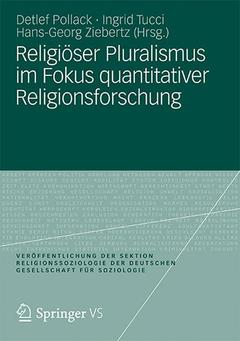 Couverture de l’ouvrage Religiöser Pluralismus im Fokus quantitativer Religionsforschung