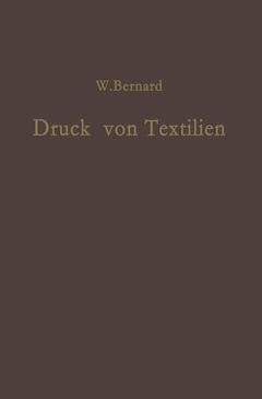 Cover of the book Druck von Textilien
