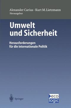 Couverture de l’ouvrage Umwelt und Sicherheit