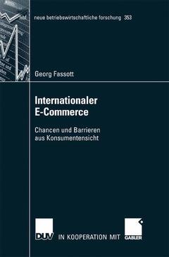 Cover of the book Internationaler E-Commerce