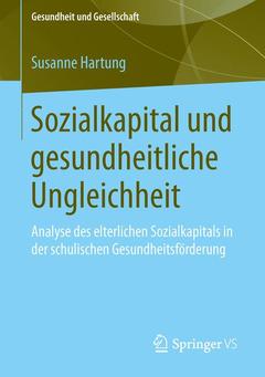 Cover of the book Sozialkapital und gesundheitliche Ungleichheit