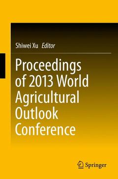Cover of the book Proceedings of 2013 World Agricultural Outlook Conference