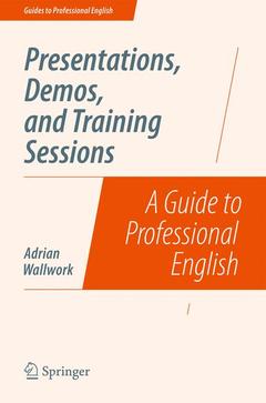 Cover of the book Presentations, Demos, and Training Sessions