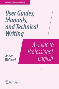 Cover of the book User Guides, Manuals, and Technical Writing